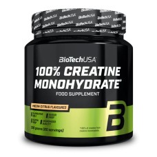 Biotech USA 100% Creatine Monohydrate 300 g Цитрус