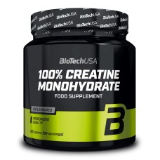 Biotech USA 100% Creatine Monohydrate 300 g Чистий, без смаку