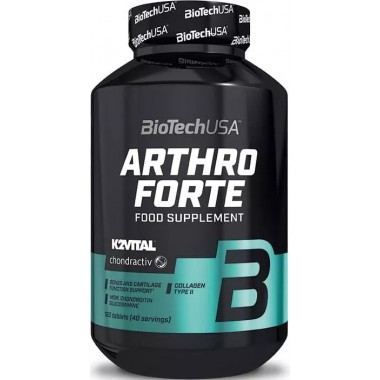 Biotech USA Arthro Forte 120 таблеток, препарат для зміцнення суглобів і зв'язок Biotech USA Arthro Forte 120 таблеток, препарат для зміцнення суглобів і зв'язок