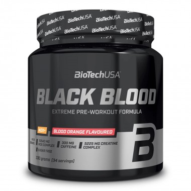 Biotech USA Black Blood NOX+ 340 грам, напій перед тренуванням Biotech USA Black Blood NOX+ 340 грам, напій перед тренуванням