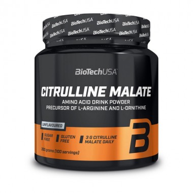 Biotech USA Citrulline Malate 300 грам, цитрулін Biotech USA Citrulline Malate 300 грам, цитрулін
