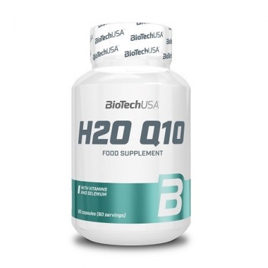 Biotech USA H20 Q10 60 капсул, коензим Q10, вітаміни та селен Biotech USA H20 Q10 60 капсул, коензим Q10, вітаміни та селен