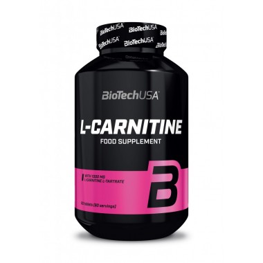 Biotech USA L-Carnitine 60 таблеток, l-карнітин Biotech USA L-Carnitine 60 таблеток, l-карнітин