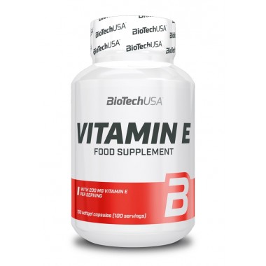 Biotech Usa Vitamin E 100 гелевих капсул, вітамін е Biotech Usa Vitamin E 100 гелевих капсул, вітамін е