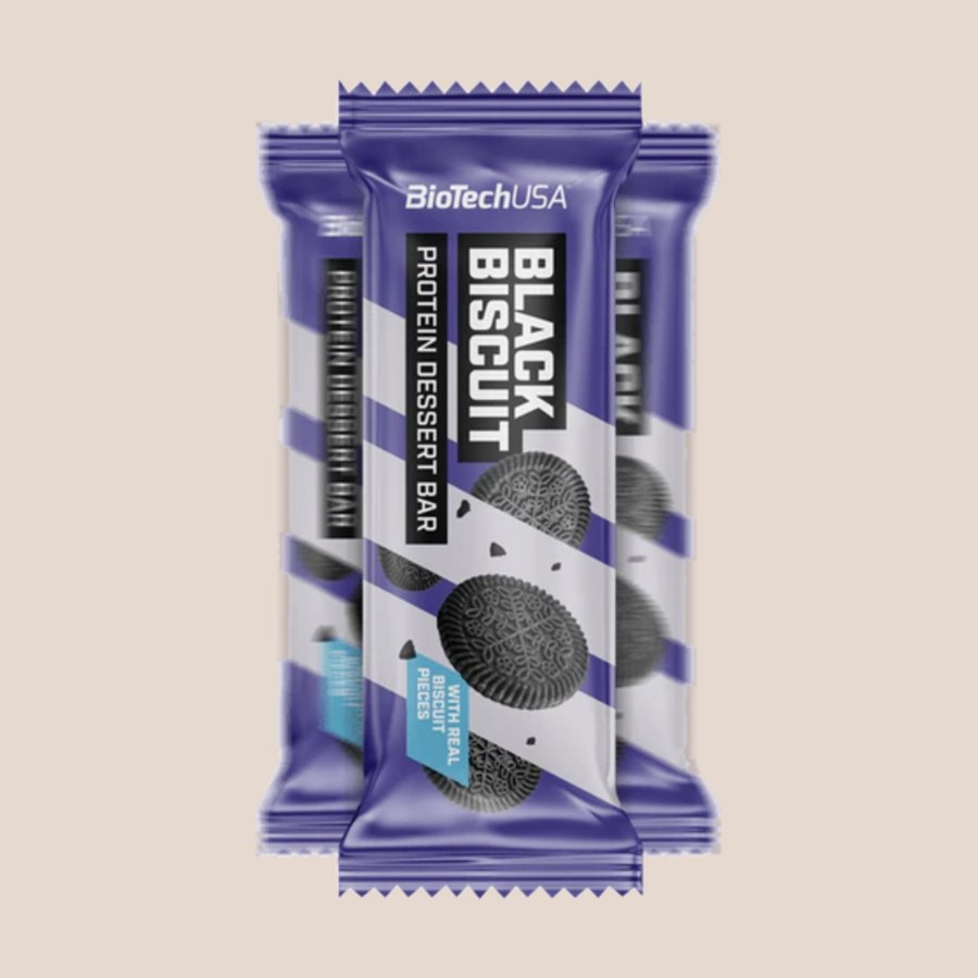 Protein Dessert Bar 50 г, чорний бісквіт