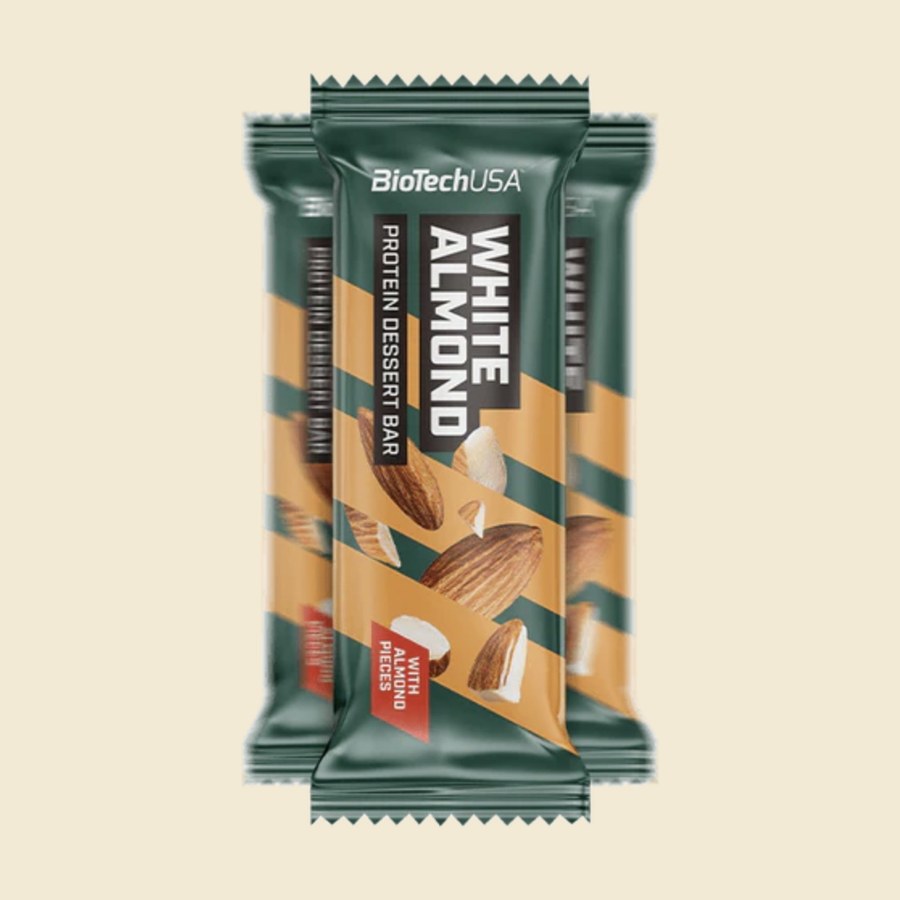 Protein Dessert Bar 50 г, білий мигдаль