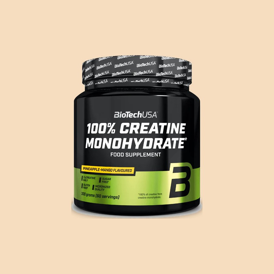 100% Creatine Monohydrate 300 г, ананас-манго
