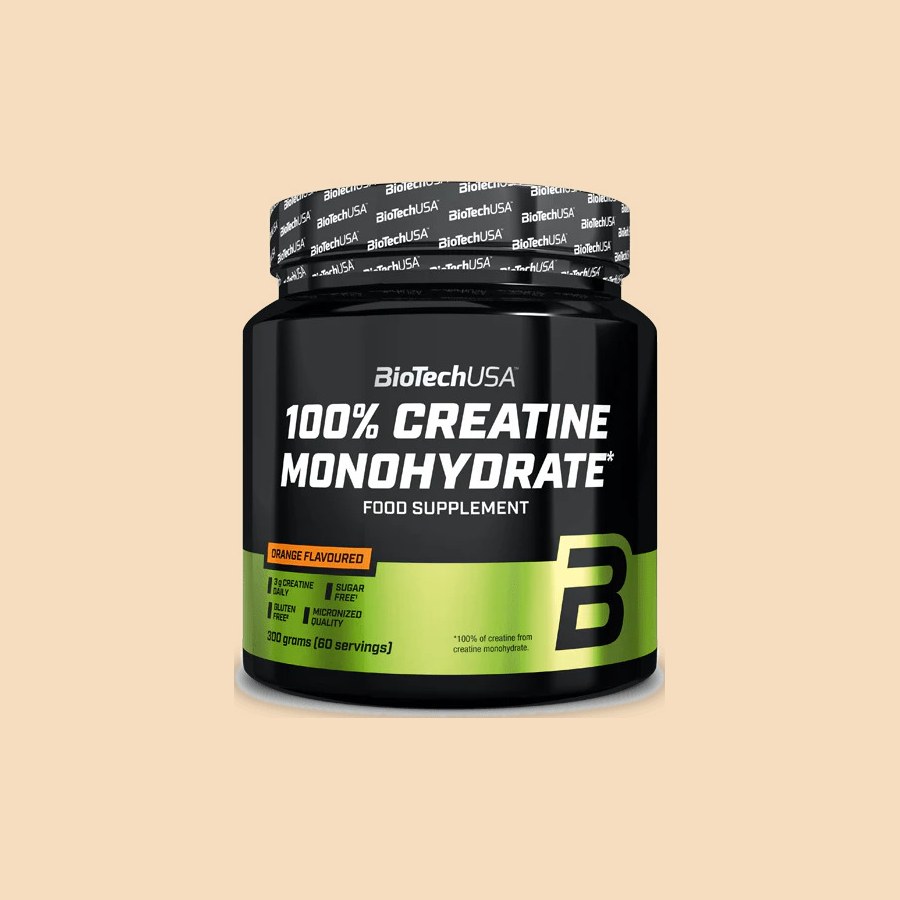 100% Creatine Monohydrate 300 г, апельсин