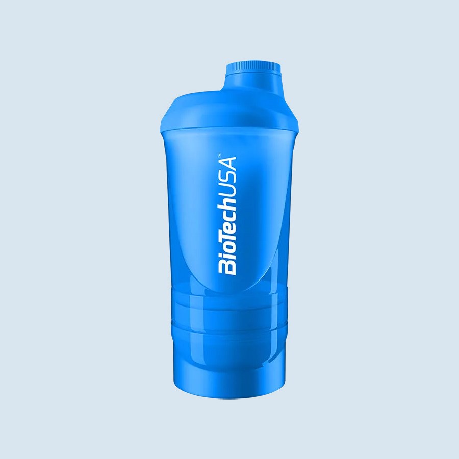 Shaker Wave + Smart 600 мл, голубий