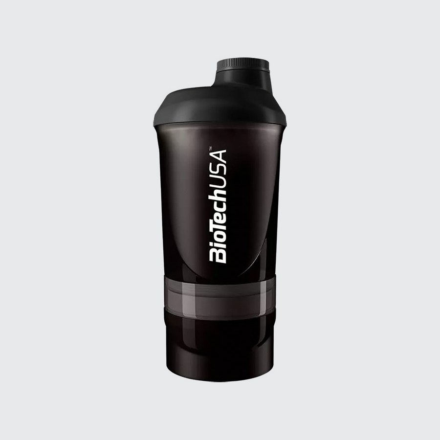 Shaker Wave + Smart 600 мл, чорний
